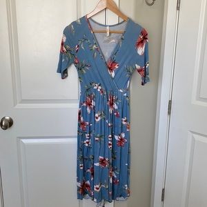 Orange creek midi dress